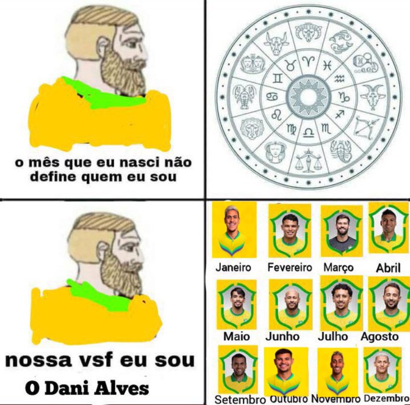 O mês que eu nasci não define que eu sou quero jogar bola de