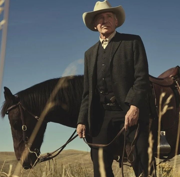 FordSource's tweet photo. First look at Harrison's upcoming project "Yellowstone 1923" revealed! https://t.co/P7nSepaHlV