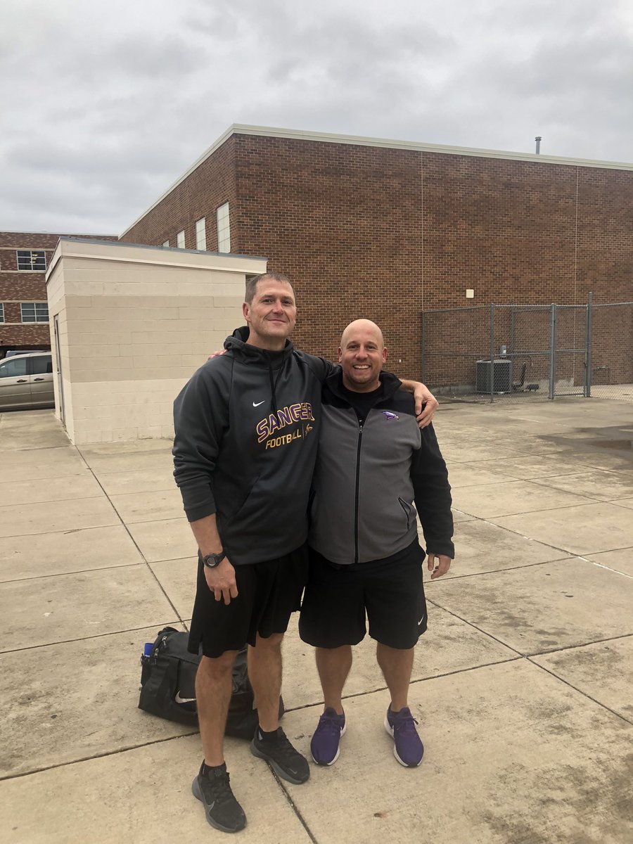Ran into this old rascal at Richardson HS before our playoff game tonight!   It was great seeing my good friend <a href="/CoachPels/">Greg Pels</a>