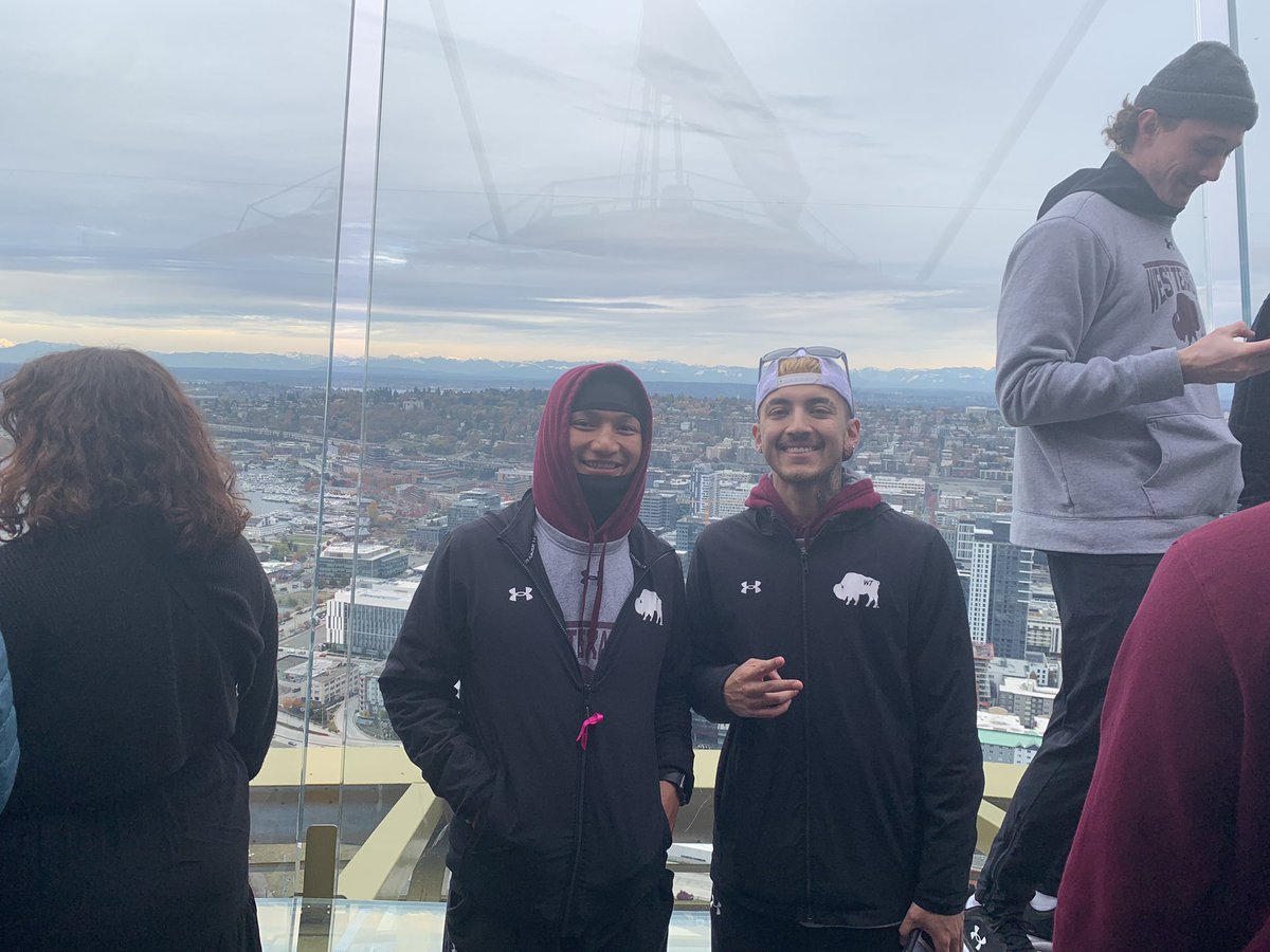 Buffs take over Seattle!! <a href="/WTAMUFootball/">Buffalo Football</a> #RollDamnBuffs