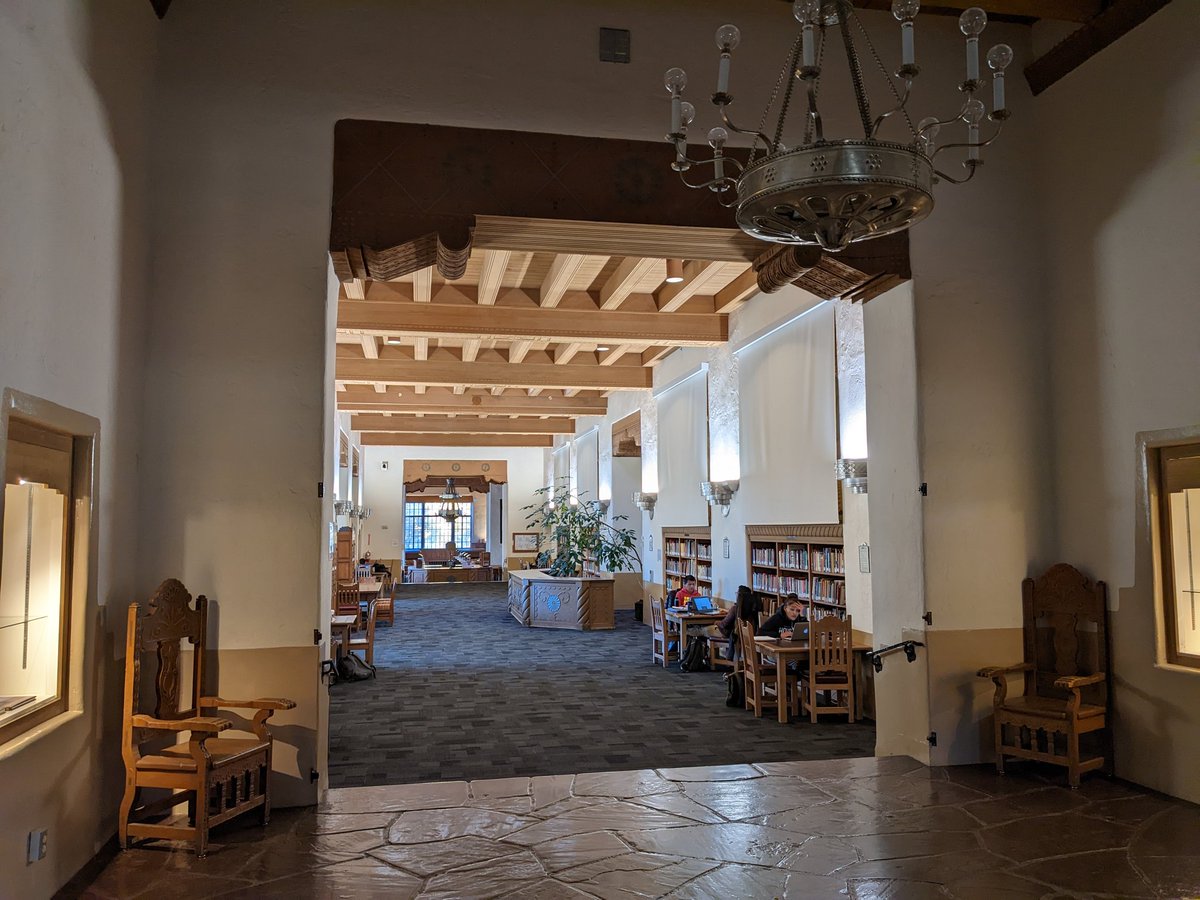 marteno's tweet photo. Academic librarian goes on a short holiday, visits an academic library. This one's a stunner though. https://t.co/4RXjr2bNee