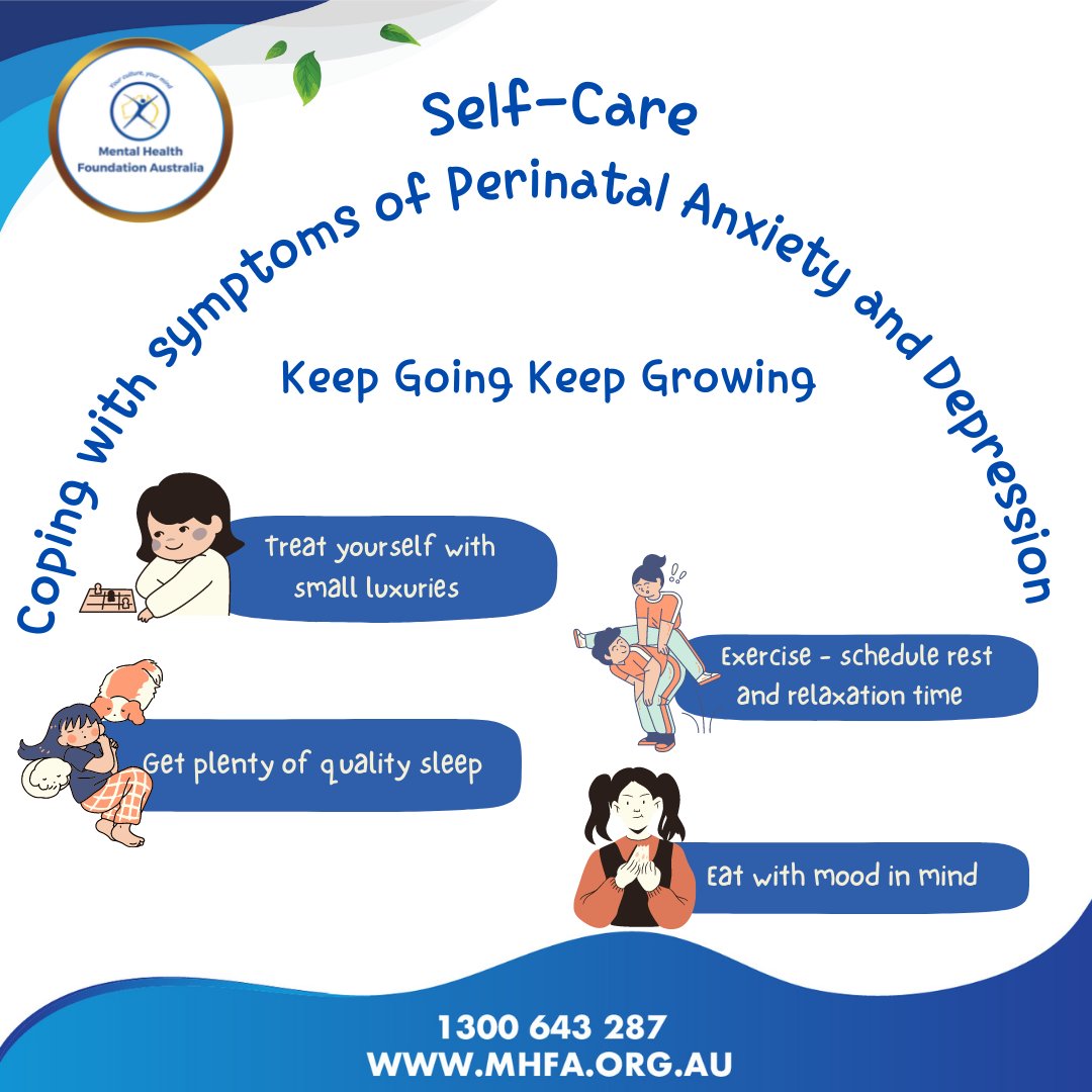 MHFAus's tweet photo. Self-care and prioritising your well-being are essential every day; however even more so significant when experiencing depression and anxiety. Check out these tips from This Way Up to incorporate self-care into your daily life.
#PMHWEEK2022 https://t.co/HjWbSlPLbe