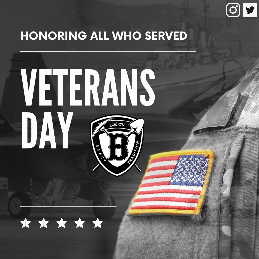 Bauxite Men’s Basketball appreciates all who have served and sacrificed everything ! Thank you veterans!