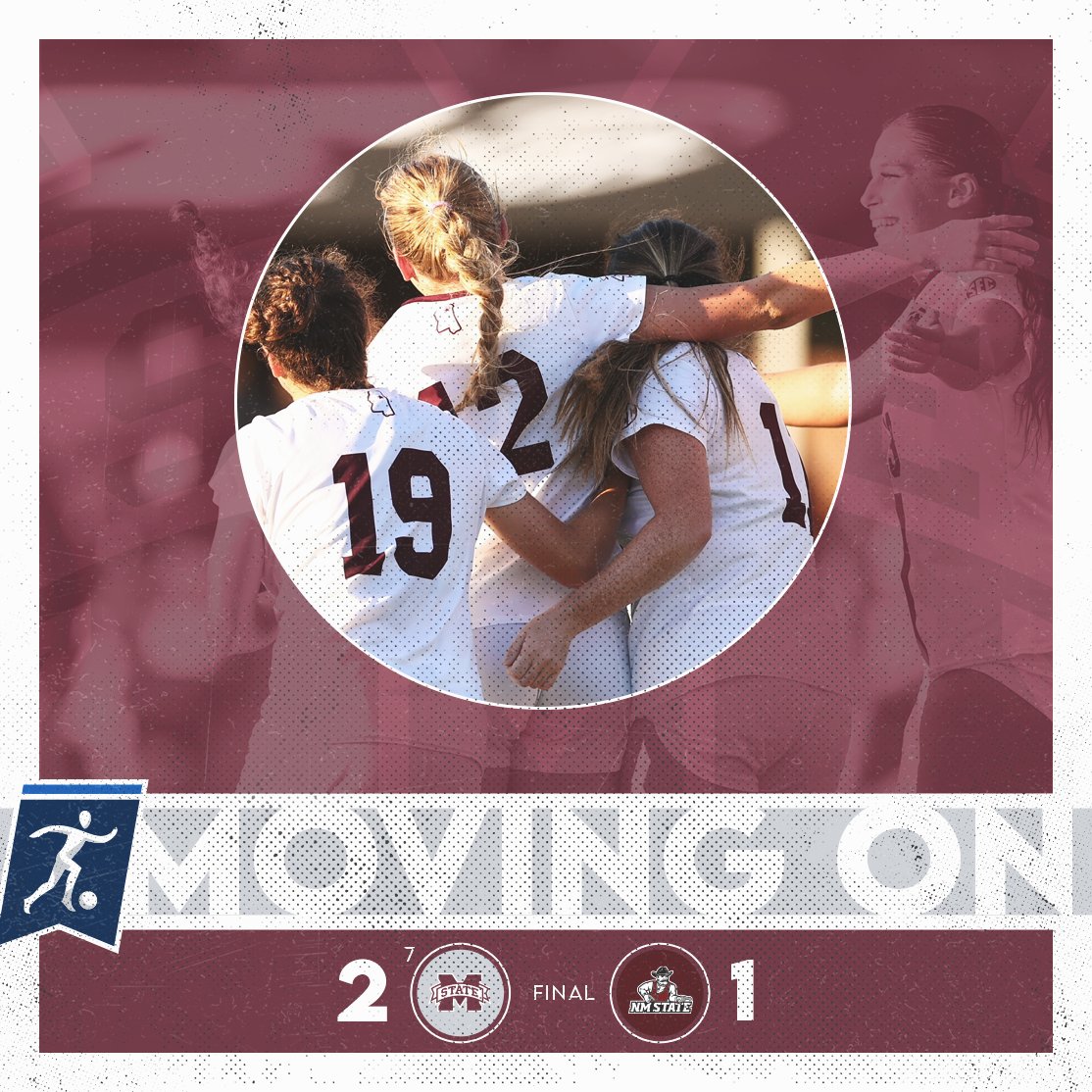 𝙼𝙾𝚅𝙸𝙽𝙶 𝙾𝙽 ‼️

7-seed <a href="/HailStateSOC/">Mississippi State Soccer</a> makes history by picking up the program's first-ever NCAA Tournament win!

#SECSOC x <a href="/NCAASoccer/">NCAA Soccer</a>