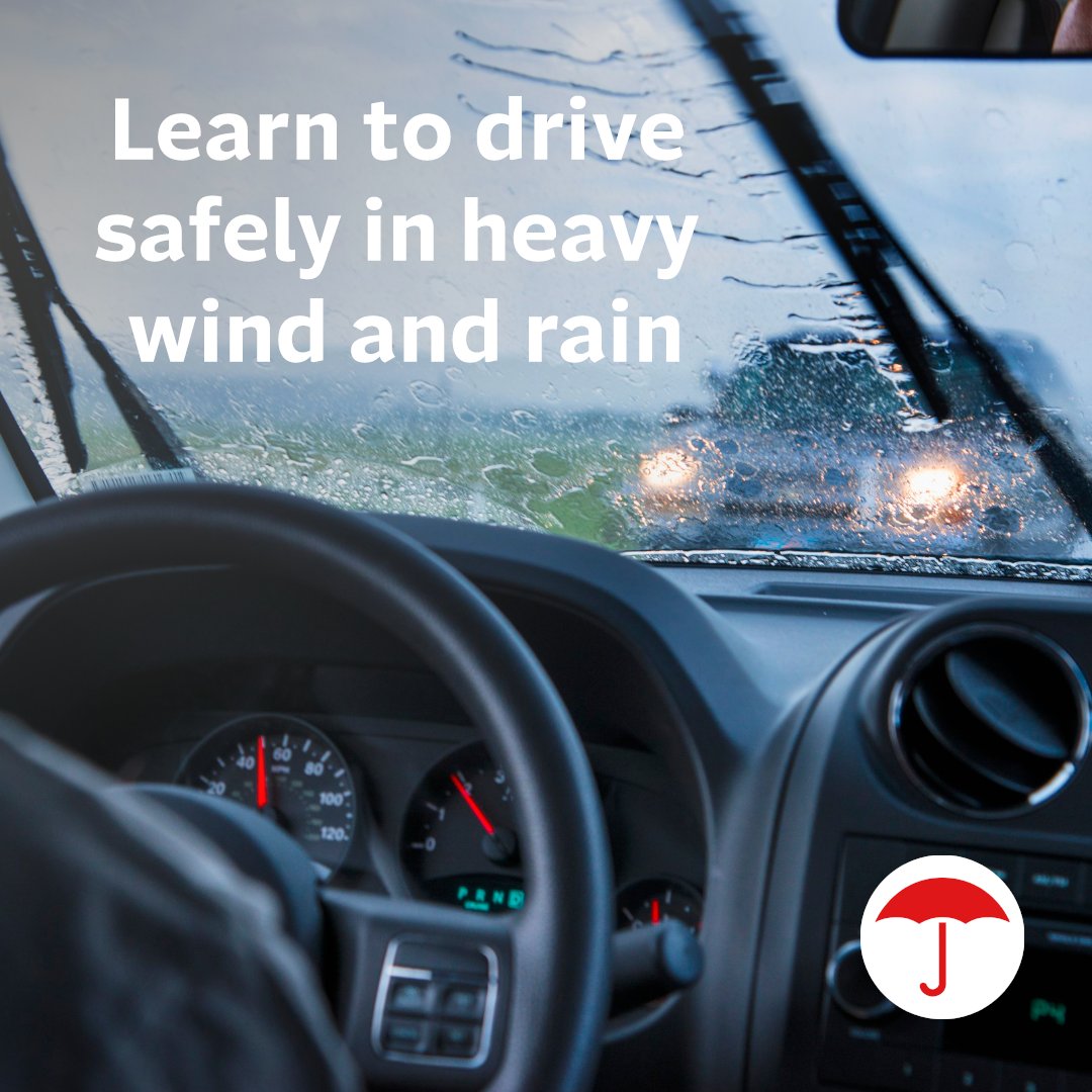 Learn how to drive safely in #heavywinds and rain. The following tips can help keep you safe on the road if you encounter heavy winds:

☑️ Anticipate gusts.
☑️ Notice larger vehicles.
☑️ Keep a firm grip on the wheel.

Find more #weathersafetytips here: travl.rs/3hCprJC