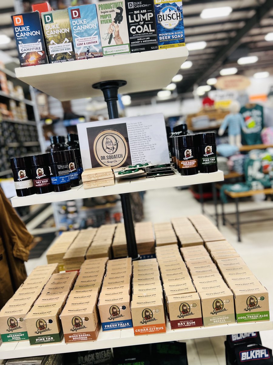 AceofGray's tweet image. RESTOCK ALERT!! Our Dr. Squatch Soap has been RESTOCKED!! We also have Shampoo, Natural Cologne, Beard Oil, and Soap Savers! Stop by and shop our Dr. Squatch today!😍
#ShopAceOfGray #TheresNoStoreLikeIt #OneStopShop #GreatGifts #RestockAlert #DrSquatch #MensSoap #StopAndShop...