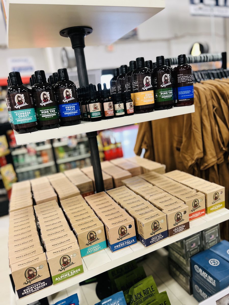 AceofGray's tweet image. RESTOCK ALERT!! Our Dr. Squatch Soap has been RESTOCKED!! We also have Shampoo, Natural Cologne, Beard Oil, and Soap Savers! Stop by and shop our Dr. Squatch today!😍
#ShopAceOfGray #TheresNoStoreLikeIt #OneStopShop #GreatGifts #RestockAlert #DrSquatch #MensSoap #StopAndShop...
