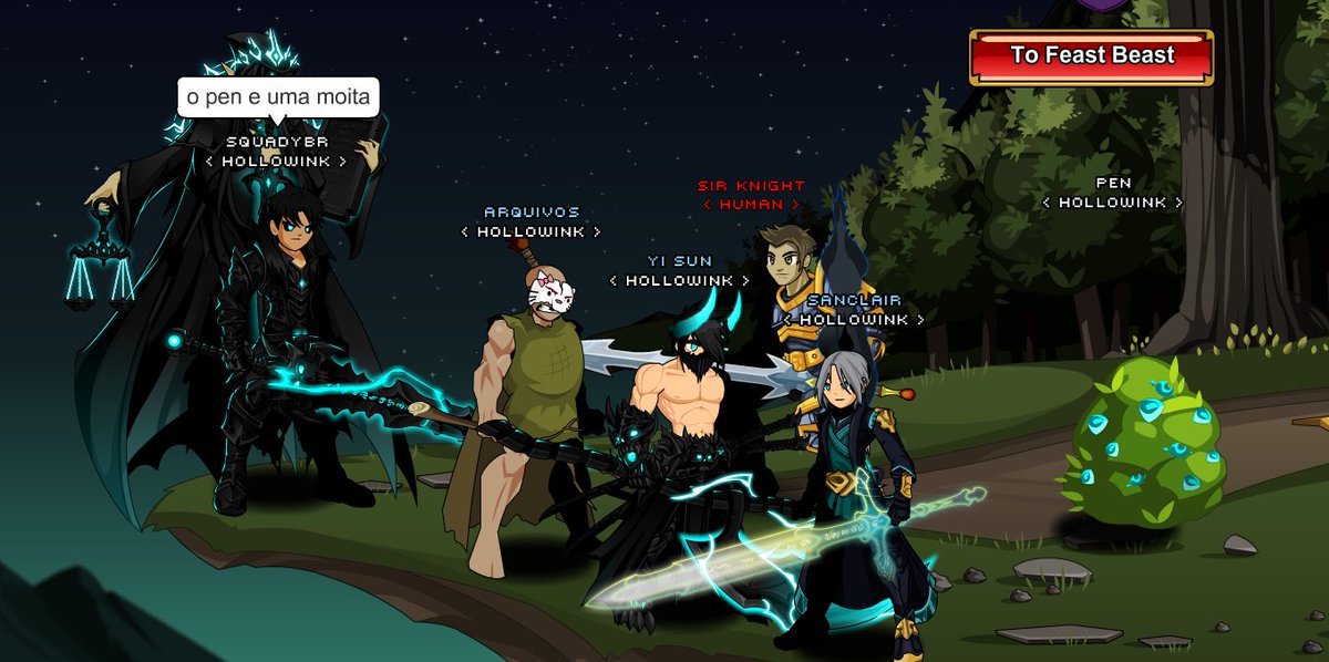 Após chamar Azurih de ranzinza, Pen é atingido com uma poção de rejuvenescimento.