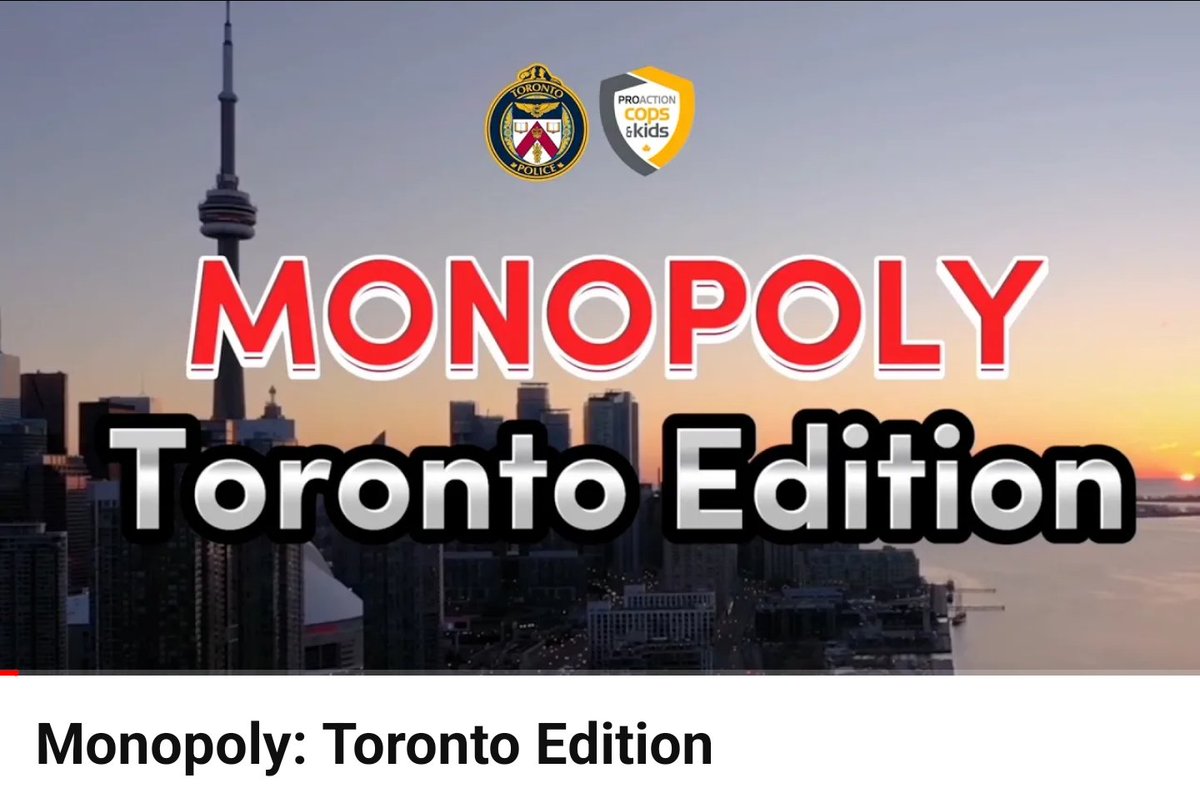 Start your holiday shopping now and support multiple charities across the GTA! 🎁🙌 

monopolytorontoedition.com

#ProActionKids #sickkids #torontononprofit #givingback #monopoly