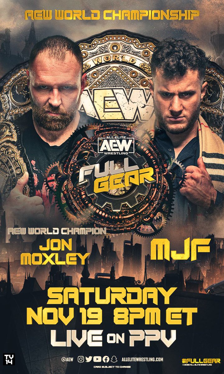 _denisesalcedo's tweet image. ⚙️ It's time for my AEW FULL GEAR GIVEAWAY!!!⚙️

(1) Lucky person will get to watch AEW Full Gear for FREE!!! 

To Enter:
⚙️- RETWEET
⚙️- FOLLOW ME 
⚙️- COMMENT which match ur most excited for! 

If this surpasses 1500 retweets, I will do another giveaway next week too. 

GL! 🔥