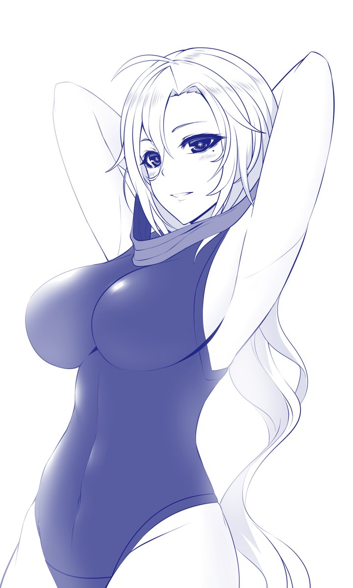 I did a thing~ haha~I've always wanted to draw this type of pose. Something about it just mesmerizes me~ XD
#artist #drawing #digitalart #waifu #anime