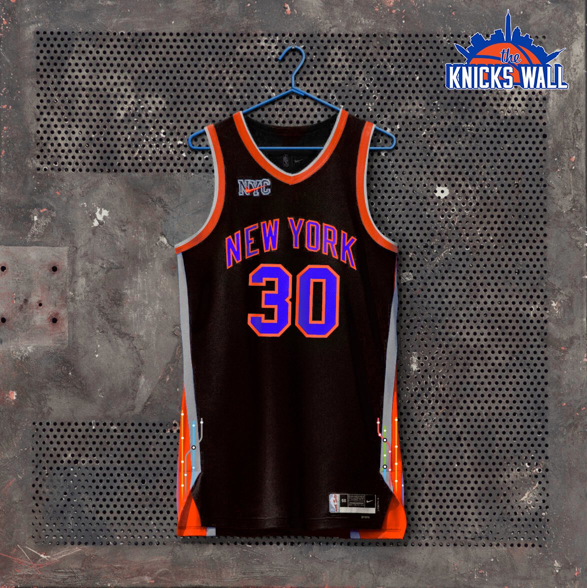 A digital look at the Knicks new city edition jersey 👀 via @caseyvitelli