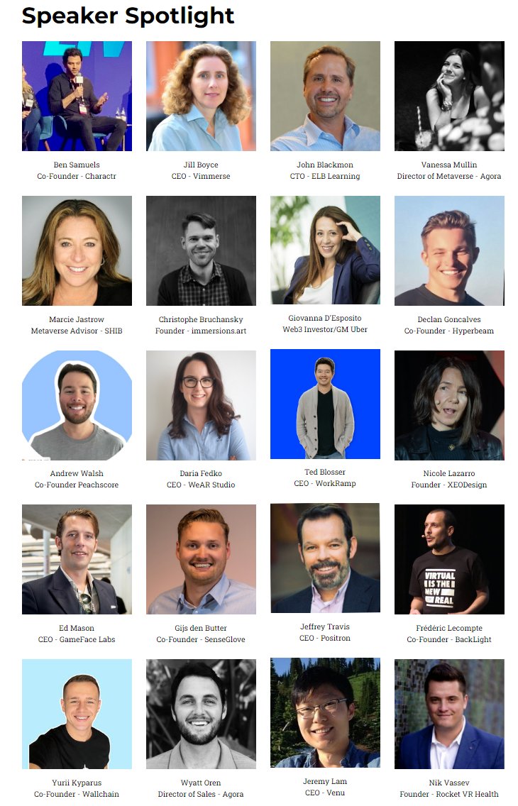 venu_3d's tweet photo. See the latest in XR/Metaverse/Web3 from industry leaders at the MetaReality Conference in the metaverse November 15th! Register free today! https://t.co/3ybYmwDvrr #web3community #Metaverse #VR #startups #Meetup #business https://t.co/JZNkXykImI