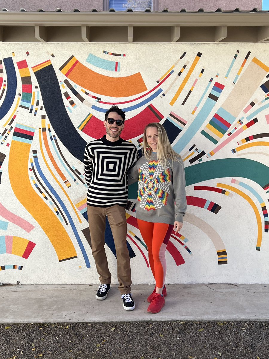 Jen_Stark's tweet photo. Marfa sweater game on 🔥 @tylerxhobbs @artblocks_io https://t.co/ju8Cg1TDUO
