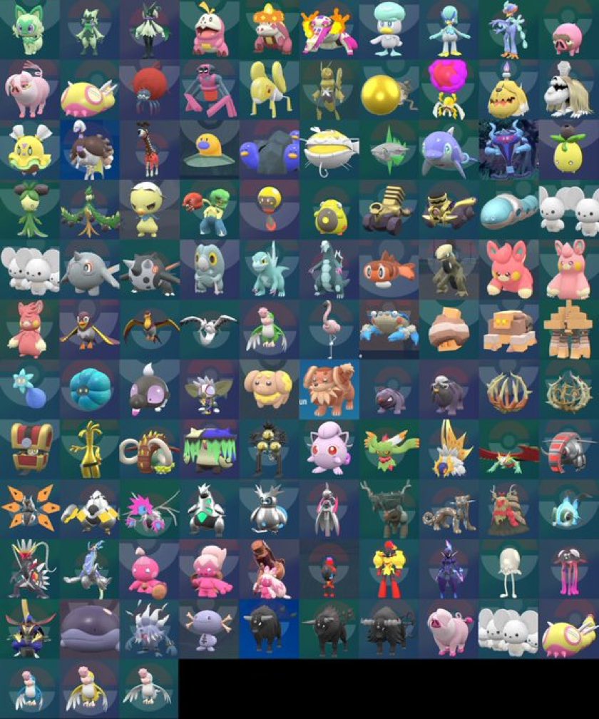 PanFro💯 on X: All Shiny Pokémon for Scarlet and Violet