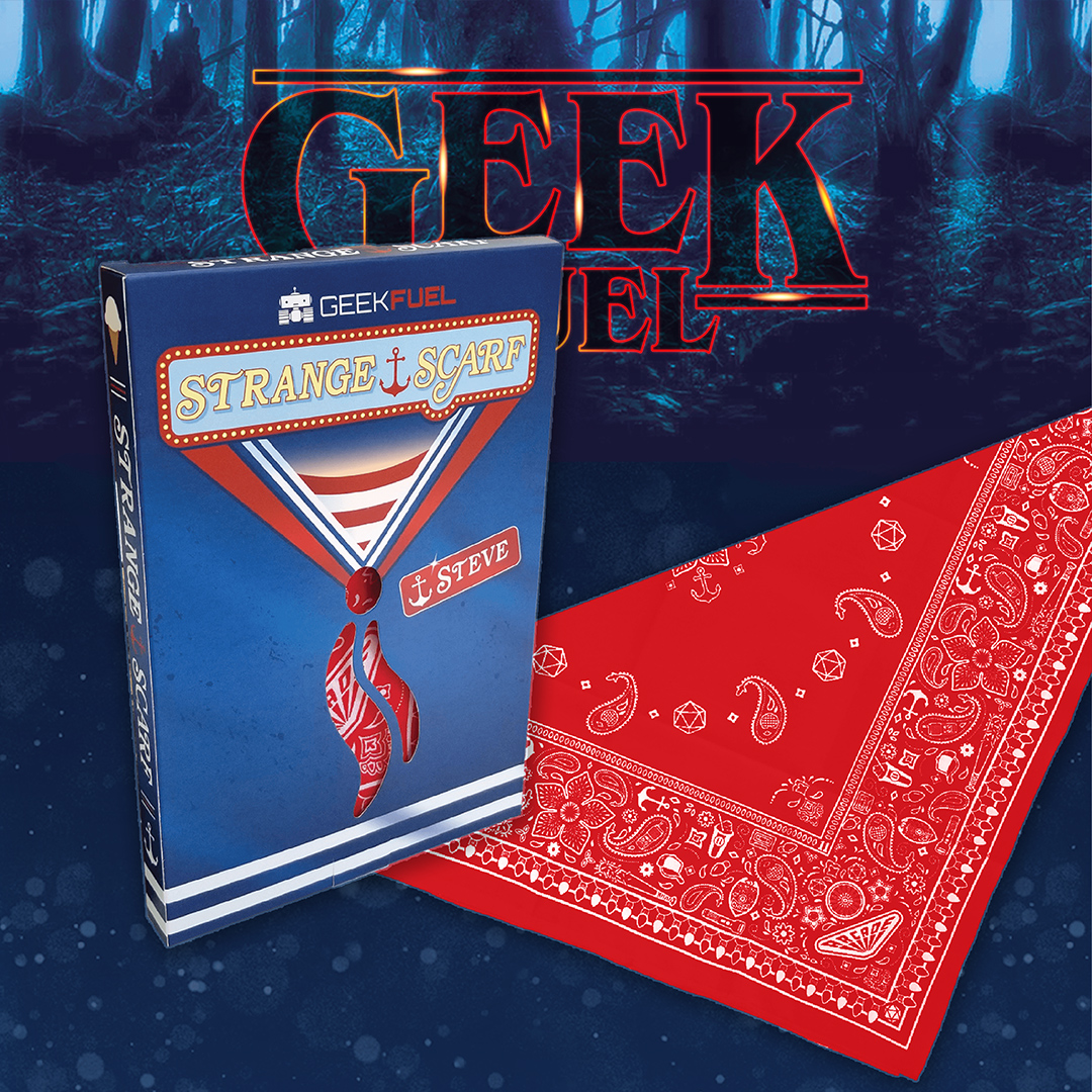 It's #ElevenEleven!

Spend $50.11 on anything from our STRANGE/MONSTERS/RETRO GAMING Collections &amp; get our Strange Scarf free! A nice accessory for babysitting or milkshake making.

Add the scarf to your cart manually/savings are applied automatically.

geekfuel.com/products/stran…