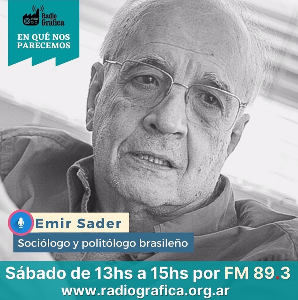enqnosparecemos's tweet photo. 📻 #Brasil: qué pasa ahora, que pasará de acá a enero y qué va a pasar a partir de que #Lula asuma la presidencia. Lo analizaremos junto a @emirsader
Este sábado a partir de las 13hs por @radiografica893 
#EQNP con la conducción de @vivianelem @jb_benedetti y #RodolfoColangelo https://t.co/syHnRaVN5c