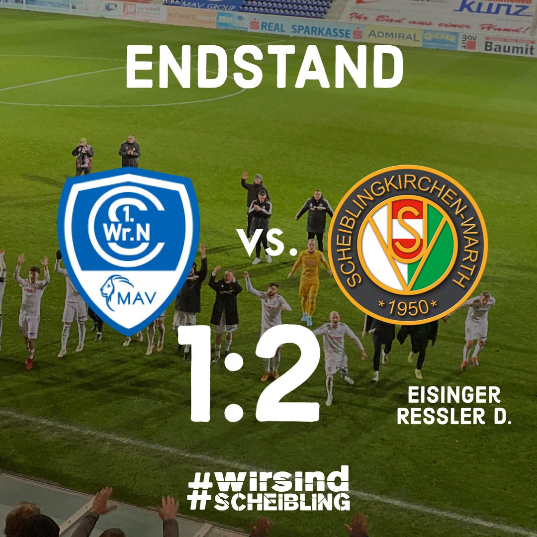USV_1950's tweet photo. Derbysieger im „Heimspiel“ von Wiener Neustadt 🤍💚
______________________ 
15. Runde - Regionalliga Ost: WNSC 1:2 @USV_1950 

#wirsindscheibling
#immerweiter
#unterhAustria
#regionalliga https://t.co/WdPAhupcrs