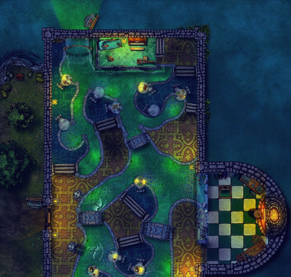 Eyo all!

Want to put my good bud <a href="/DnDemetriusMaps/">D&Demetrius Maps</a> in the spotlight with his epic Cloudiz tavern battlemap he whipped up for the project! One of the things we'll be adding as an extra/stretch goal (physical too!) on the 15th!

kickstarter.com/projects/aralo…

It's great!

#ttrpg #DnD