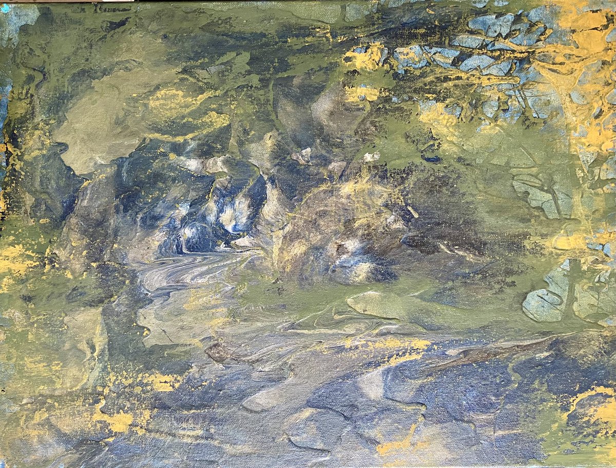 Wanderslust. 18”x24” Acrylic on wrapped canvas. #abstract #Abstractart #abstractart #abtractlover #abstractpainting #abstractpainter #acryliconcanvas #acrylicart #acrylicpainting #art #artist #painter #painting