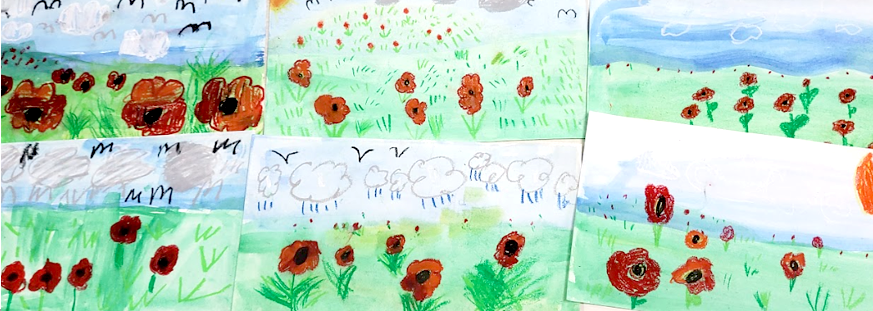 KransonKristina's tweet photo. Happy #VeteransDay from our Kirk Tigers at @KirkElementary ! Thank you for your service. @CFISDArt #CFISDvets https://t.co/a0jFWtJyVa