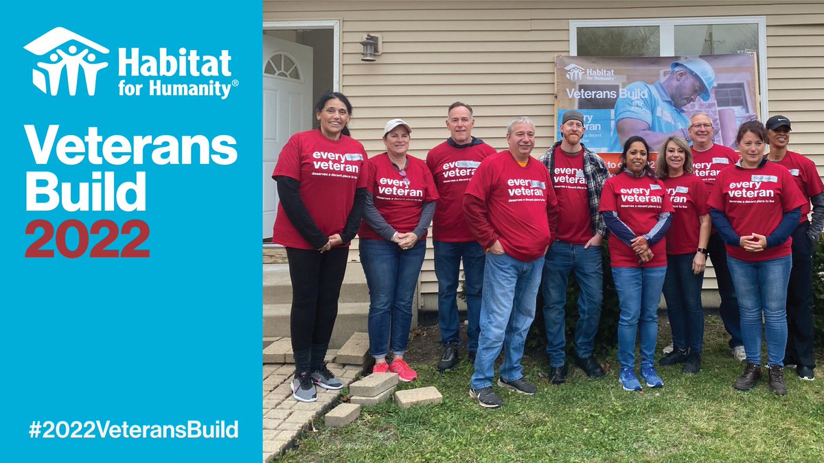 Celebrating Veterans Day with teams from <a href="/Chamberlain_Grp/">Chamberlain Group</a> and <a href="/Wintrust/">Wintrust</a> <a href="/WinMortgage/">Wintrust Mortgage</a> in Crestwood with <a href="/DuPageHabitat/">DuPageHabitat</a> for Veterans Build 2022! #2022VeteransBuild #VeteransDay #VeteransDay2022 🪖🔨🏡🇺🇸

For more info chicagolandhabitat.org/veteransbuild <a href="/HomeDepotFound/">The Home Depot Foundation</a> <a href="/ChickfilA/">Chick-fil-A, Inc.</a> <a href="/Habitat_org/">Habitat for Humanity</a>
