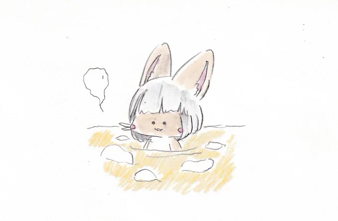 お味噌汁の具なナナチちゃん。#イラスト #メイドインアビス 