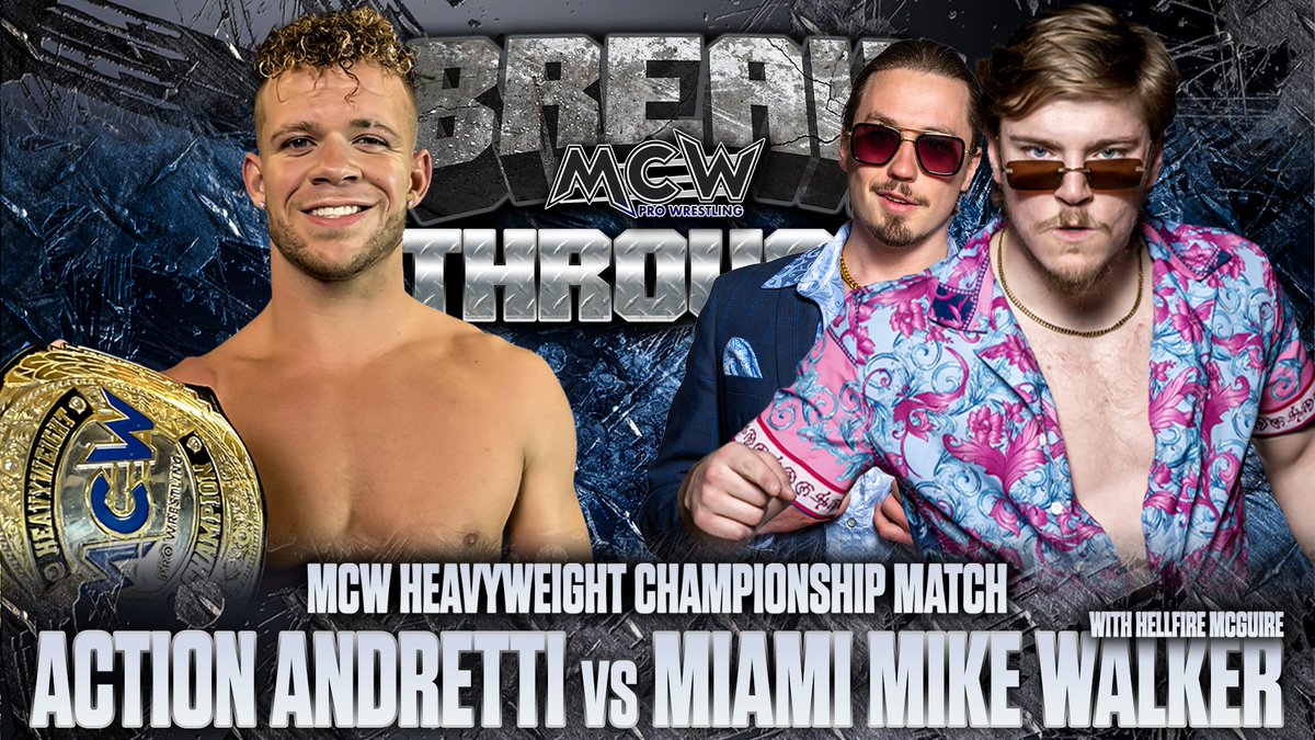 As announced at #MCWHigherGround @Mike_Walker_30 & @ActionAndretti have both had breakout performances in #MCWProWrestling and now they take center stage on December 3️⃣ with the #MCW Heavyweight Championship on the line🔥

🎟🎟 On Sale Now bit.ly/3NMTOcm