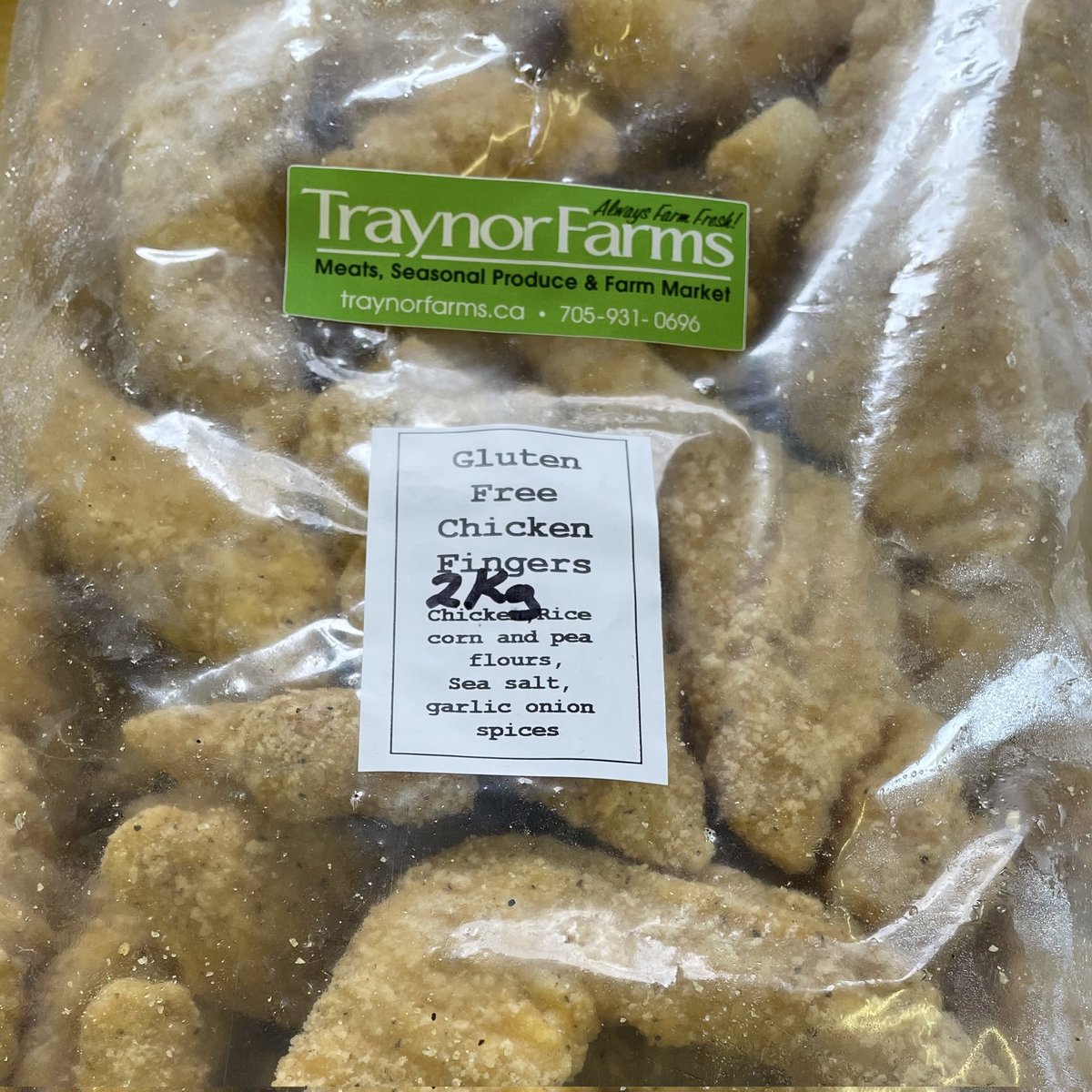 NEW PRODUCT ALERT!📣
Gluten free chicken fingers are now in stock. They are super tasty, individually frozen, convenient, and so versatile. 

Visit the Farm Store this weekend to shop our full inventory of convenience products and prepared meals.