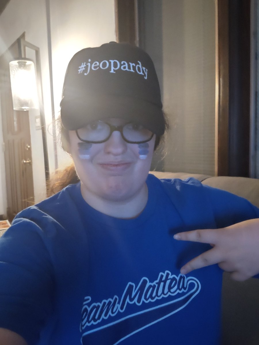 MackenzieWacht1's tweet photo. I am rooting for Mattea for the 3rd semifinals of the Jeopardy Tournament of Champions! Go Mattea! You can do it girl!
#JeopardyToC 
#GoMattea https://t.co/4lc8MA9owo