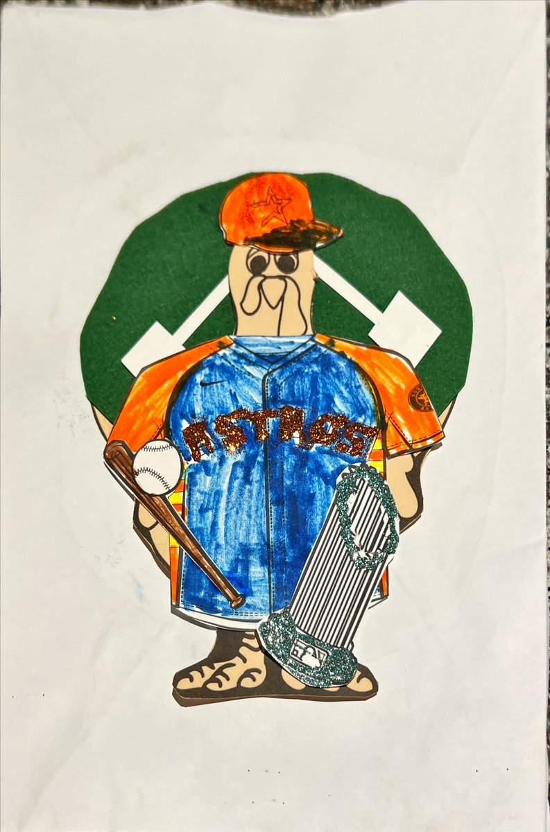 Stacy McCarthy (@mrsmccarthyeco) on Twitter photo Aaron’s (kinder) turkey in disguise as an <a href="/astros/">Houston Astros</a> World Series winner!! #houstonastros #LevelUp Aaron’s (kinder) turkey in disguise as an <a href="/astros/">Houston Astros</a> World Series winner!! #houstonastros #LevelUp