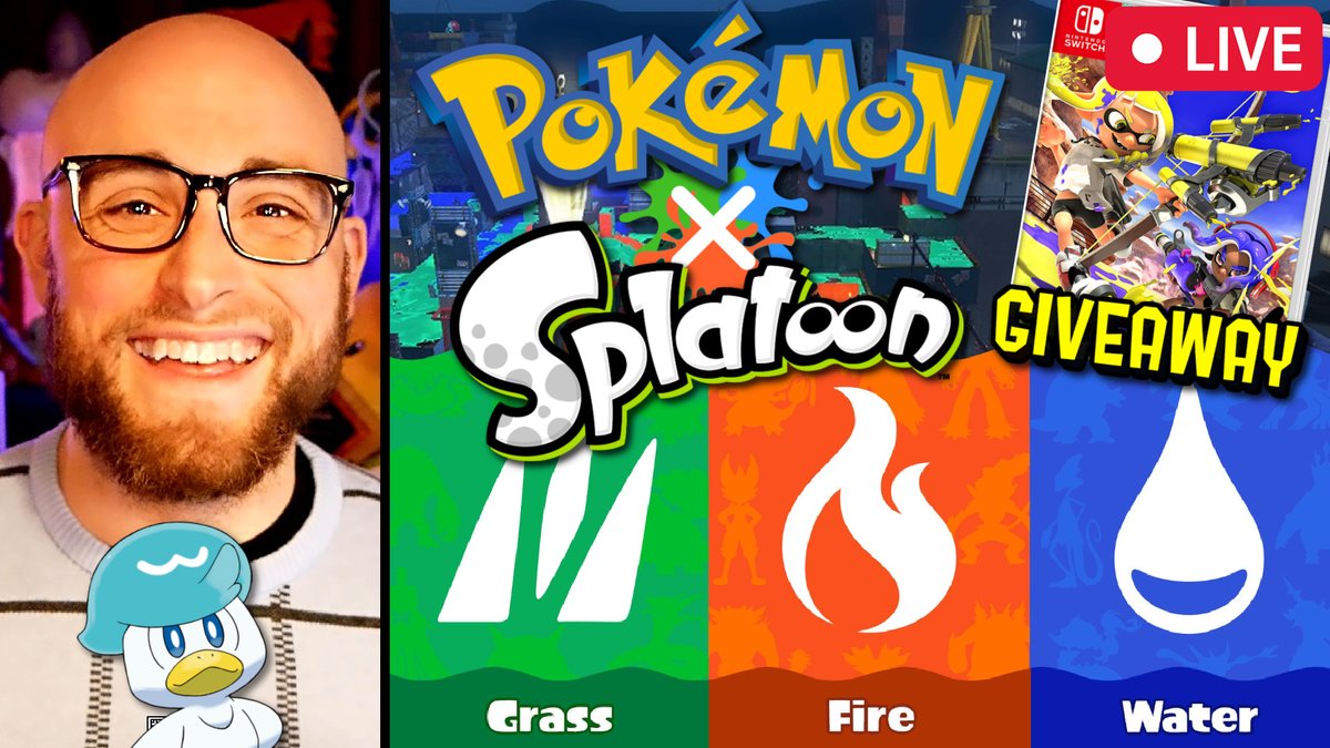 Pokemon Scarlet and Violet SPLATFEST LIVE WITH VIEWERS! TEAM WATER!
Giving Away 1 Copy of Splatoon 3 as well! LETS GO!!!
⬇️LINK BELOW! ⬇️