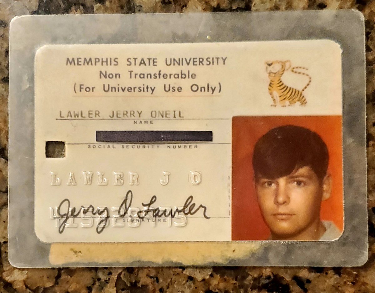 JerryLawler's tweet image. If you had told this 18 year old college freshman that one day he would be leading the University of Memphis Tigers and Coach Silverfield into battle, I would have thought you were crazy!