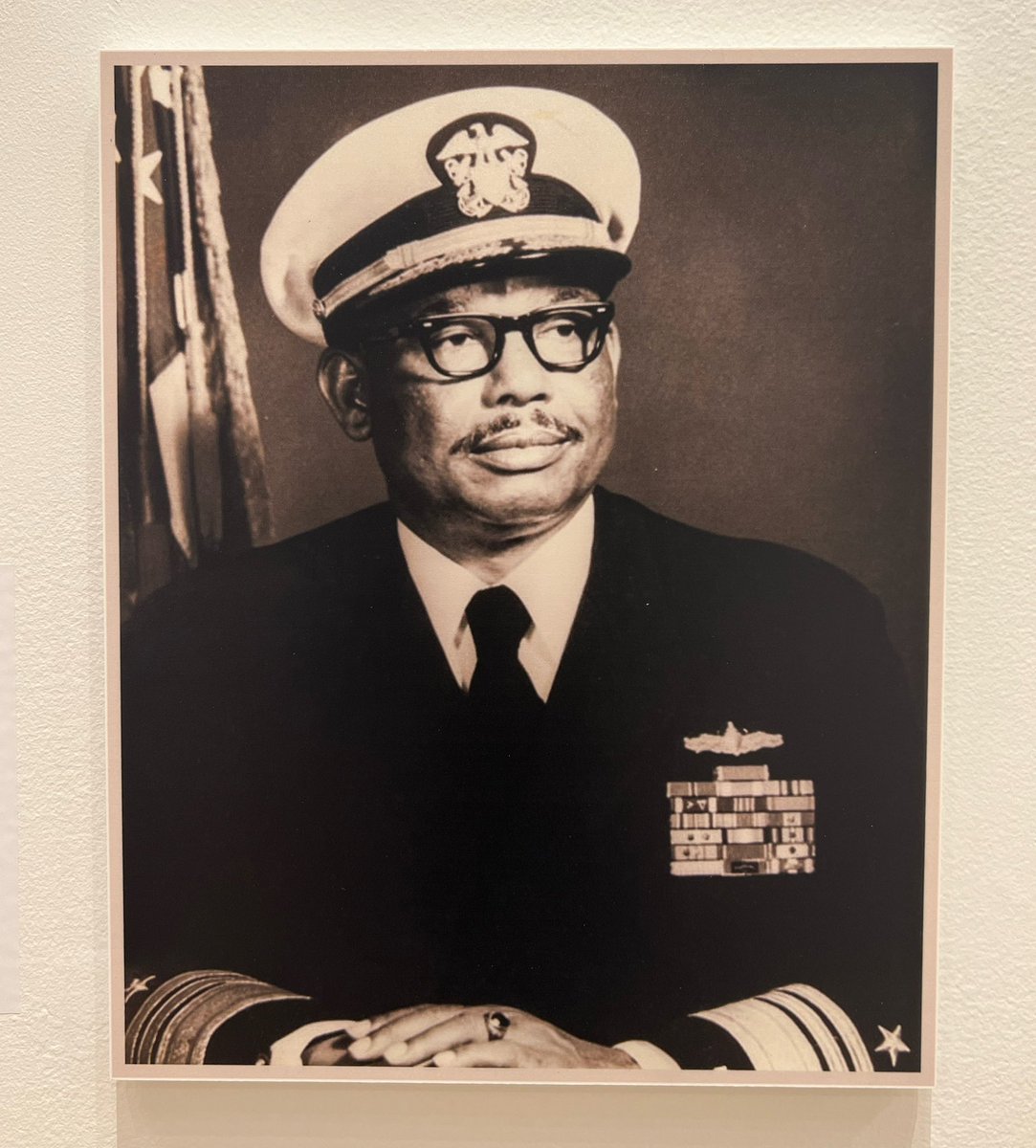 This #VeteransDay we salute those who’ve served. One of the pillars of our 40th Anniversary exhibition is Blacks in the military. Visit us to learn more about the contributions of Vice Admiral Samuel L. Gravely, Jr. USN, the first Black person to achieve the rank of admiral.