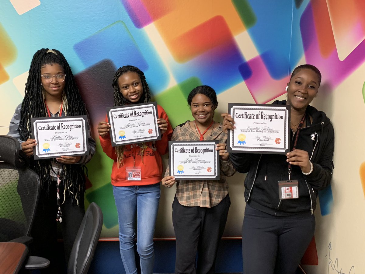 w_russell1914's tweet photo. This week’s “Caught You Being A Longhorn” Scholars earned a private WingStop lunch.. Congratulations Longhorns! #FlagshipMentality @WhittShay @roseknowsmath @JeremyTaulton https://t.co/JMDXj0kcvv