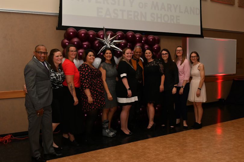UMESHawkSports's tweet photo. The 2007-08 Bowling team is in the house! 

#HawkPride | #HawkHOF https://t.co/T2f7LwHhPZ