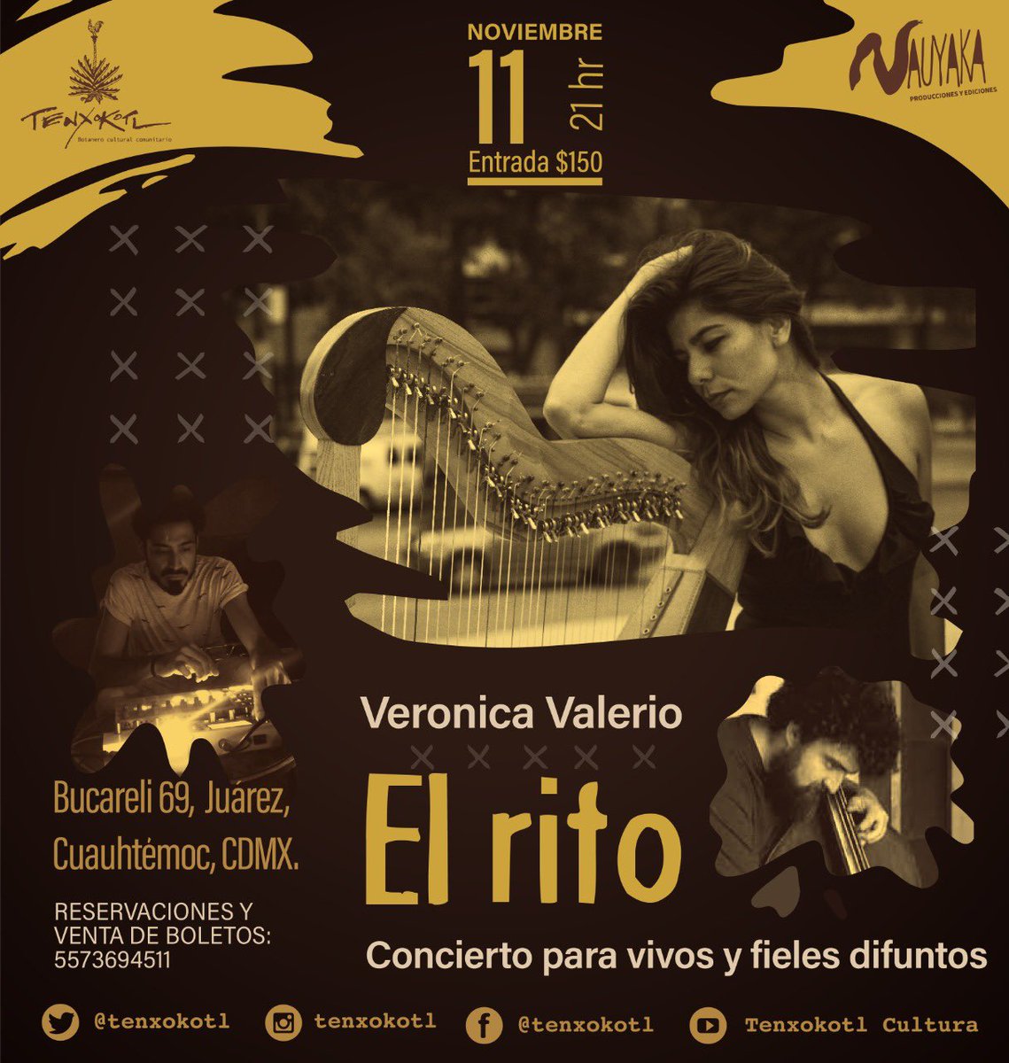 Nos vemos en un ratito más CDMX <a href="/tenxokotl/">Tenxokotl</a> #arpayvoz Bucareli 69 Traiga su veladora 🕯⭐️🌚