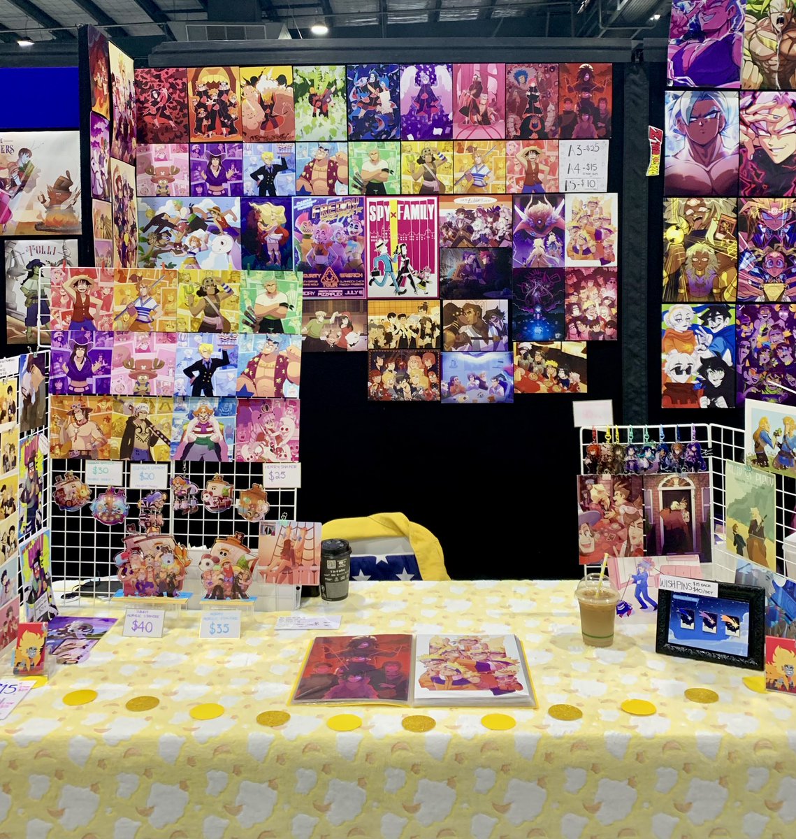 YO!! if you're attending adelaide supanova this weekend come find @percivore & i at table 20 in the alley ! 😳💛💛 