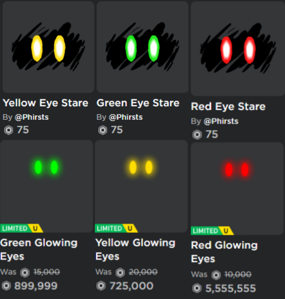 Peak” UGC on X: UGC creator VirgateMetal777 uploaded knockoff Epic Face  eyes. These can be used instead of the eyes shown in the quoted post.  #Roblox #RobloxUGC  / X