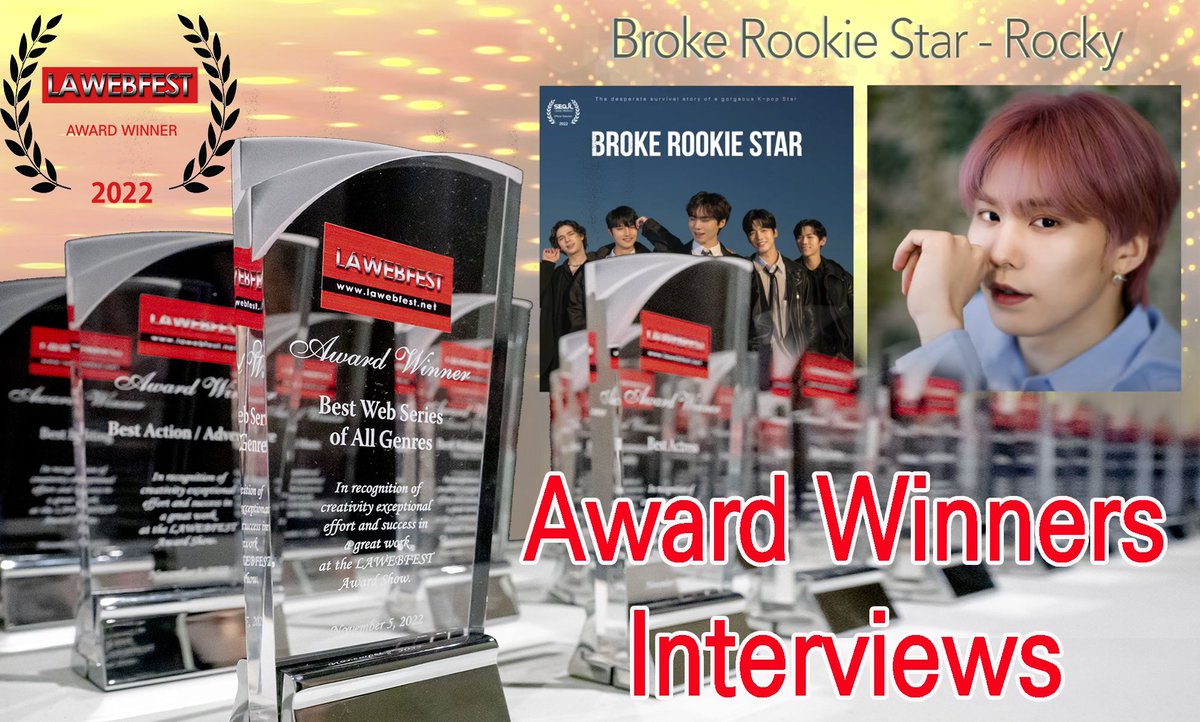 lawebfest2027's tweet photo. #LAWEBFEST 2022 the 13th Edition - Award Winners Interview

https://t.co/B6LaeXhVrh

#brokerookiestar #astrorocky #DonMost #CarisVujcec #Anna Zaytseva #SloppyJones #Adversity #Abracadavers #AbSolved #Awkwardly #Genesis88 #UBERLA #PepperRicochet #Illuminagents  #outgrowth and more https://t.co/L8uu3mFcik