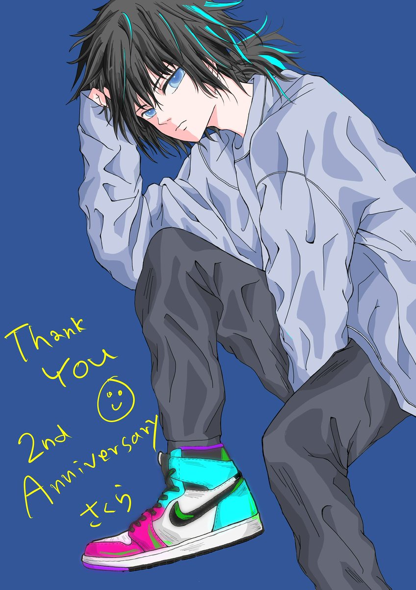 冨岡義勇 「おはようございます2周年ツイートにリプありがとうございました皆さんに返信出来たと」|さくら🌸のイラスト