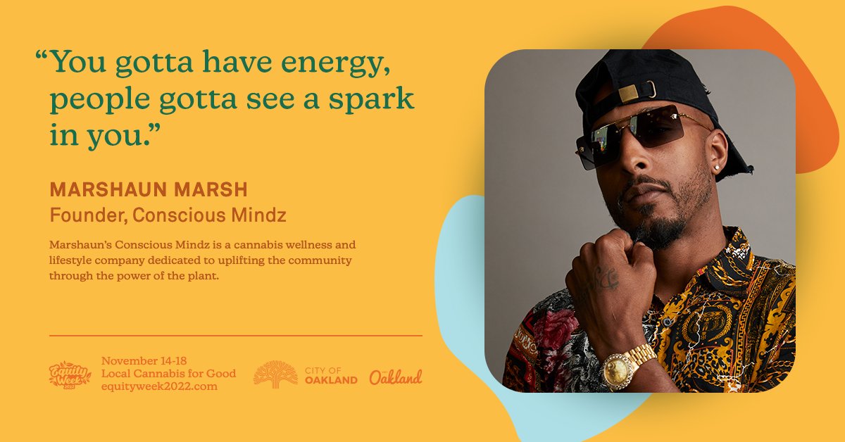 Meet Marshaun Marsh IG@concious_mindz_  Meta@concious.mindz

 #EquityWeek
#EquityWeed