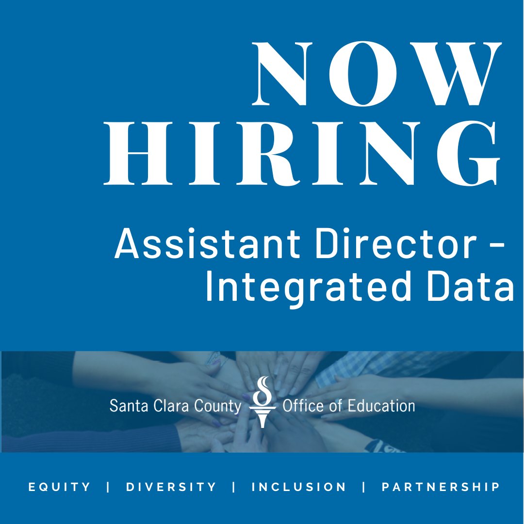 This position provides leadership and support to local districts and county agencies in the areas of Data Literacy and Data Analytics, among other responsibilities. To learn more about the position, visit edjoin.org/Home/DistrictJ… #Hiring #Data #Analytics