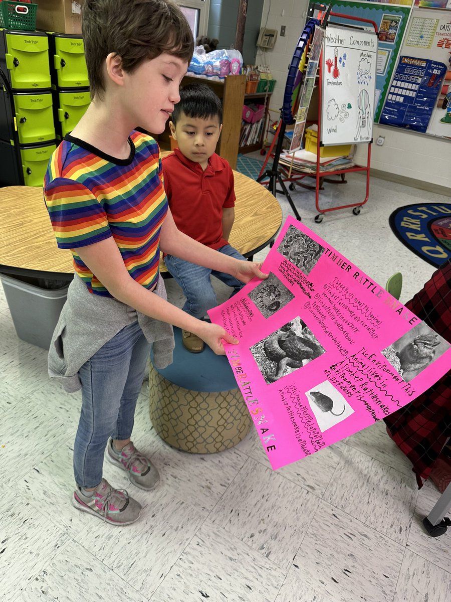 Carliecob09's tweet photo. Kinder had a special presentation from 5th grade about animals found in Indiana! They loved it! Great job 👏🏼 #UAA #PBL @URBANACTIndy #ACommunityTogether https://t.co/U1rcJwa8Pu