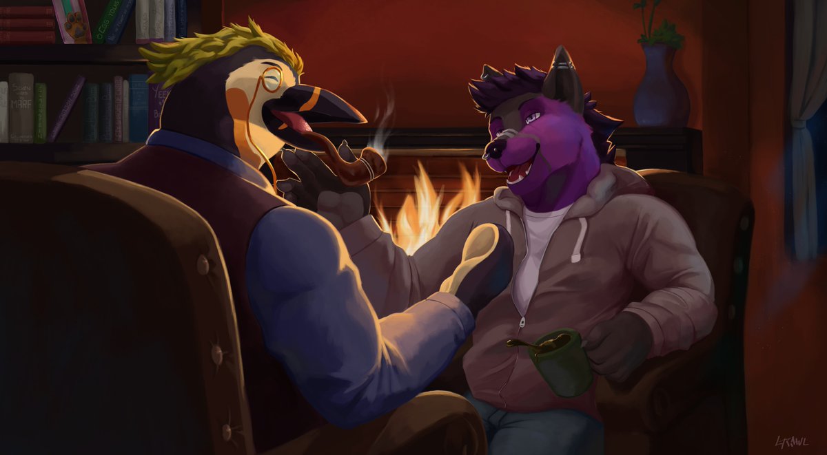 Really fun commission I worked on for <a href="/mamazu1995/">Mamazu</a> and <a href="/JagsHusky/">Jags</a> Loved the synergy between the two of you~