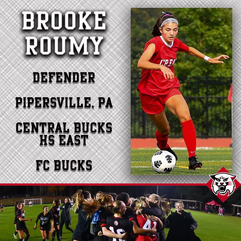 Our last Wildcat to welcome is defender, Brooke Roumy! 🐾 #unity #gratitude #excellence