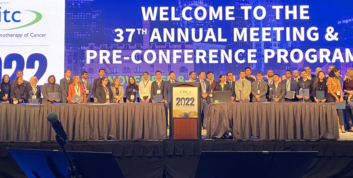 Great oral abstract session on immunotherapy resistance in #NSCLC at #SITC2022 and congrats to @BiagioMd from @DanaFarber on also receiving a SITC young investigator travel award @sitcancer @OncoAlert @DrMarkAwad