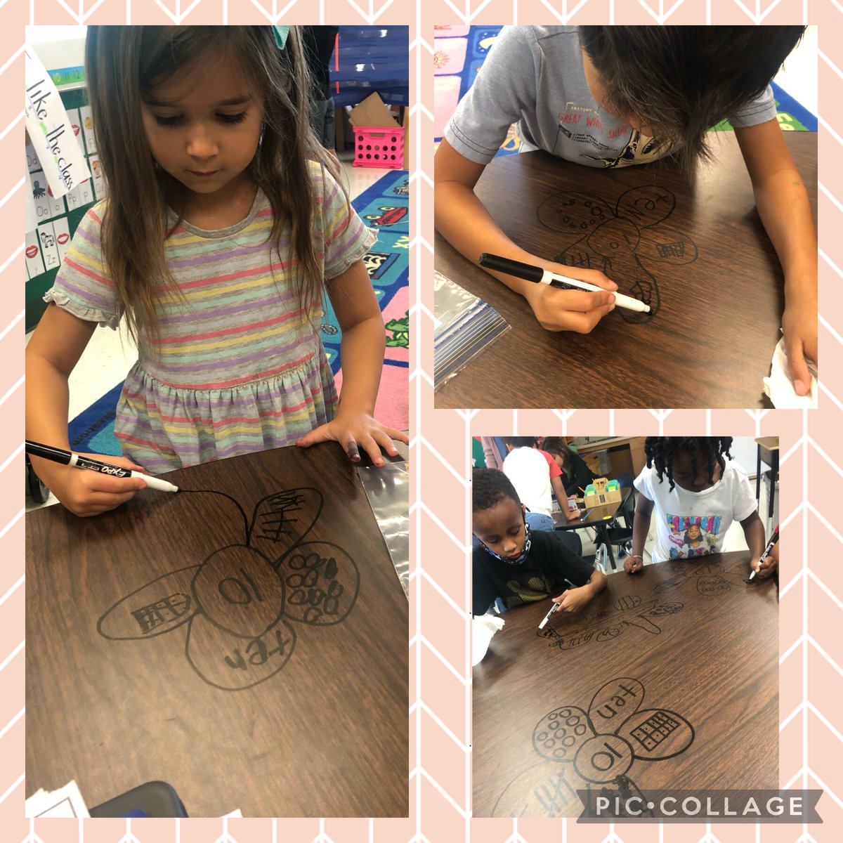 msle07's tweet photo. We were working on writing the number 10 in small group then decided to also write different ways that we can show 10. https://t.co/rICdgmP1aY
