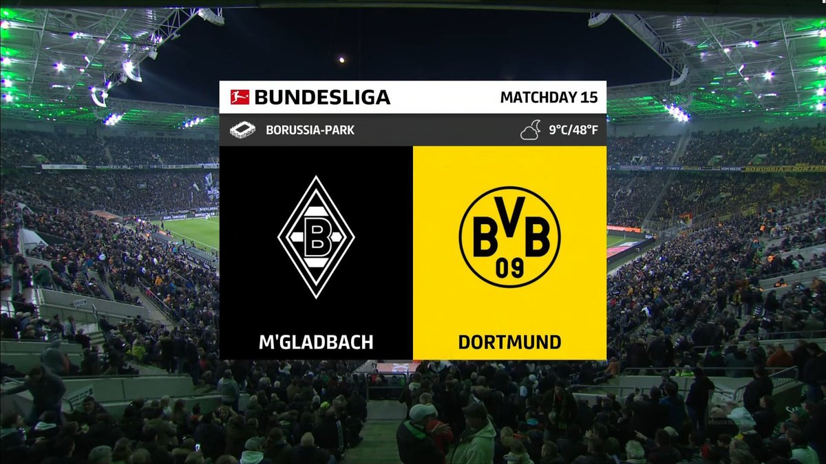M’Gladbach vs Dortmund 11 November 2022