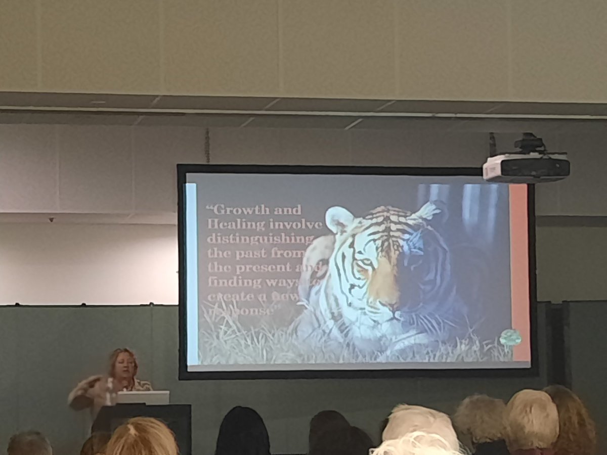 rethinkcaptive's tweet photo. Emily McCormack, animal curator at the Turpentine Creek Wildlife Refuge @PAWSARK2000 #PawsConference discussing the tragic lives of so many big cats rescued from horrific conditions in private ownership situations.
Good news, they are now all thriving at sanctuary! https://t.co/oTYnGgBgCv